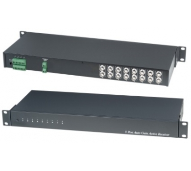 8 Port Digital Auto Gain Active Receiver with 16 BNC outputs
