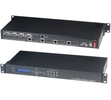 4 x 4 HDMI + HDBaseT Matrix Switcher