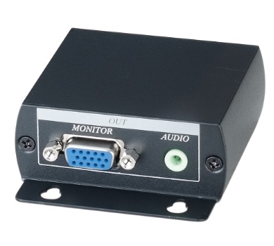 Active high Resolution VGA CAT5 Extender With Stereo Audio