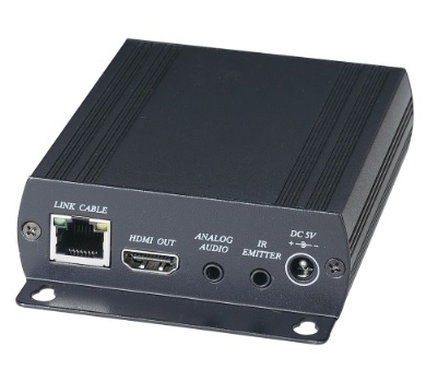 HDMI & RS232, IR, Unidirectional Analog Audio over IP