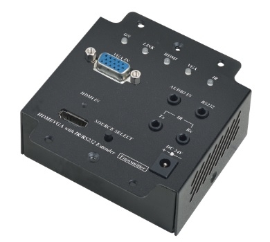 VGA / HDMI Audio Switch to HDBaseT Extender With IR / RS232 / PoH