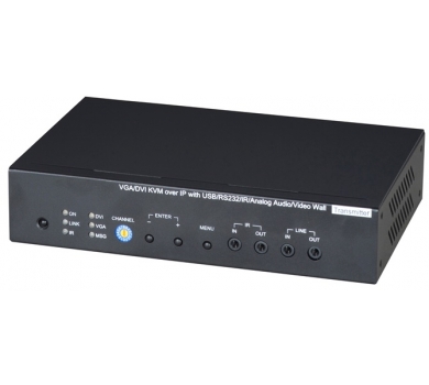 VGA / DVI KVM USB / RS232 / IR / Analog Audio over IP with Video Wall